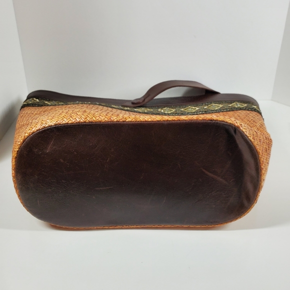 Beach Rattan Basket Weave Tote Bag Extra Large Beach Bag - Picture 12 of 16